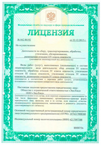 Лицензия на осуществление деятельности